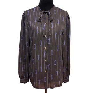 Givenchy vintage signature blouse size 12